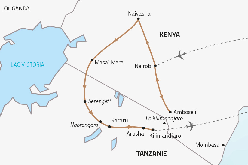 Kenya - Tanzanie - Circuit Safari Kenya et Tanzanie