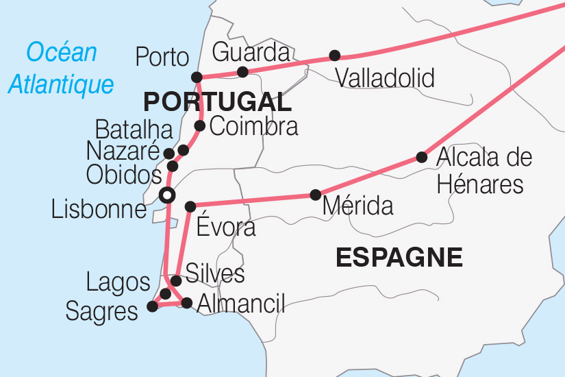 carte Le Portugal de la Vallee du Douro a l Algarve SH Sud_407 843999