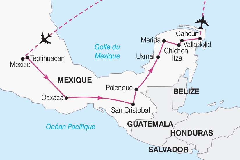 carte Mexique Merveilles Mexicaines 2019_292 857352