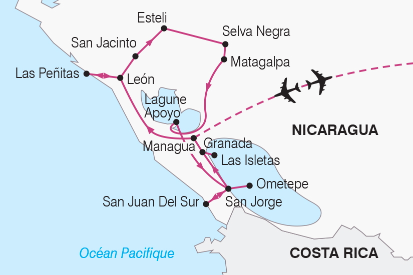 carte Nicaragua Au coeur de l Amerique centrale SH19 20_319 899383