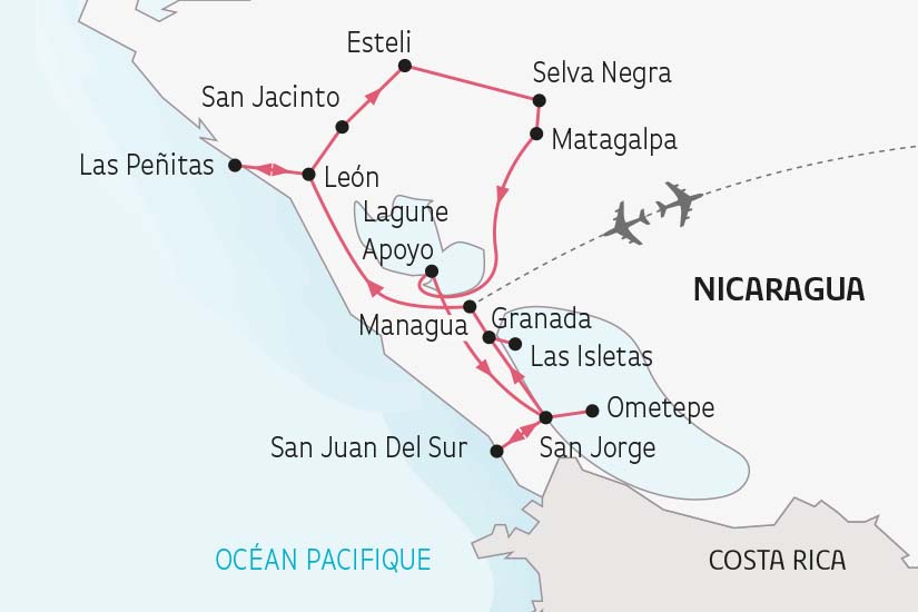 carte Nicaragua au Coeur de l Amerique Centrale SH 2023_414 854365