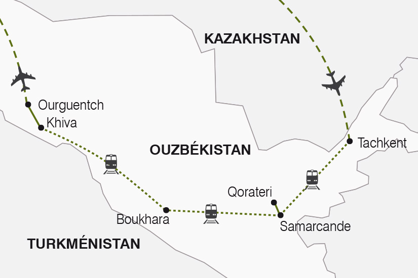 carte Ouzbekistan Tresors de l Ouzbekistan SH 2022_388 836734