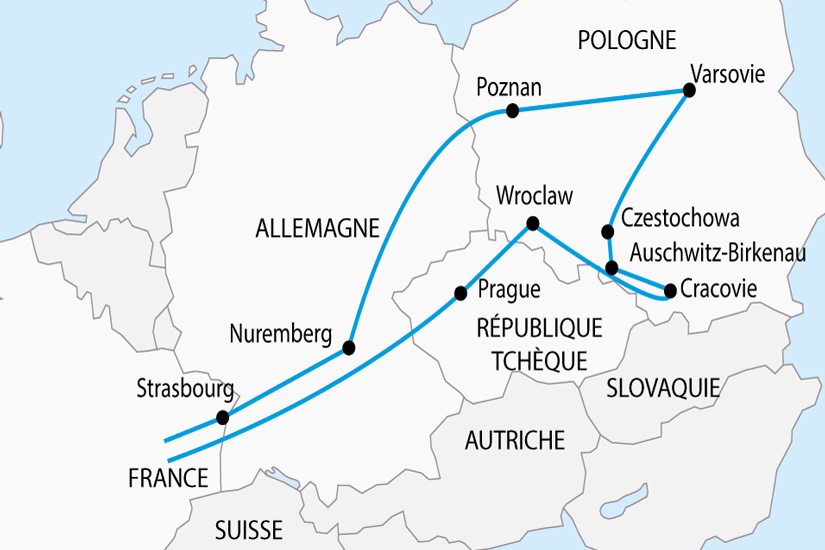 Voyage En Autocar Allemagne France Pologne Republique Tcheque La Pologne Depart Sud 11 Jours Salaun Holidays