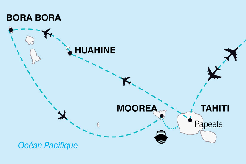 Polynésie Française - Tahiti - Circuit Divine Polynésie, de Tahiti à Bora Bora