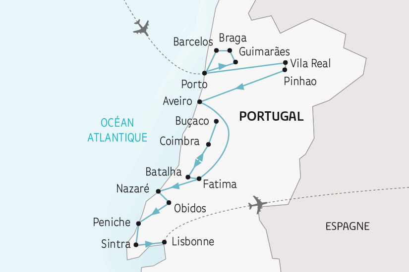 carte Portugal entre Tage et Douro SH 2023_414 430755
