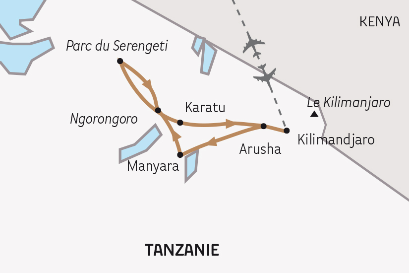 carte Tanzanie Authentique Tanzanie SH 2023_414 239808
