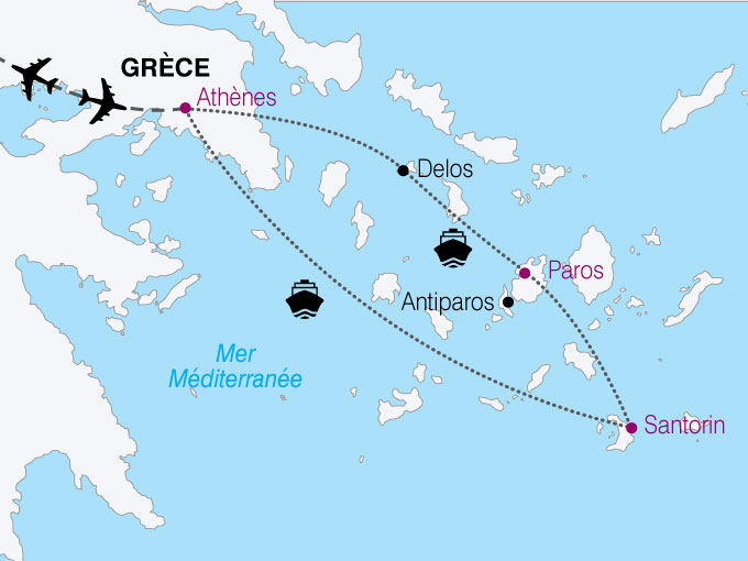 voyage iles grecques circuit