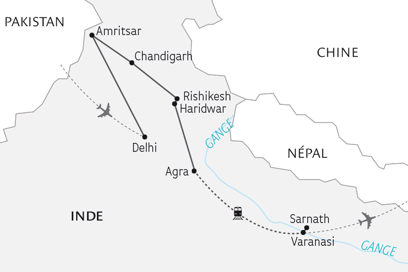 Image 2 du séjour Circuit petit groupe - L'Inde sacrée, des rives du Gange aux cités saintes (de 6 à 12 pers. max.) à New delhi, Inde