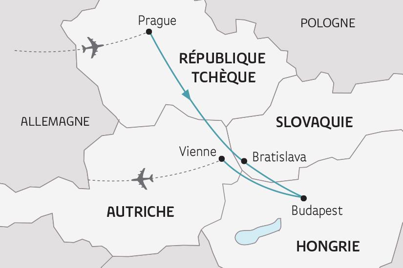 Autriche - République tchèque - Hongrie - Slovaquie - L'Empire Austro-Hongrois