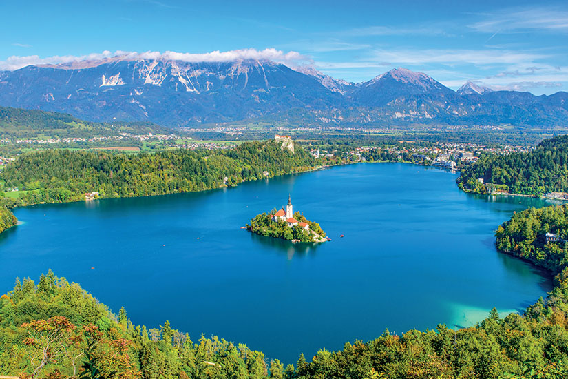 circuit slovenie lac de bled depuis la colline d osojnica is_1201329314