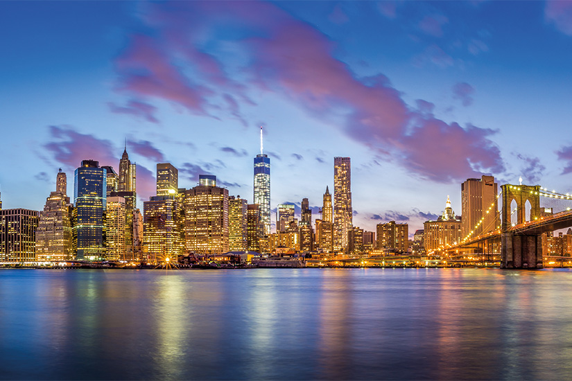 (image) image l horizon du centre ville de New York ville Manhattan et pont de Brooklyn 09 as_79865656