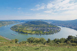 allemagne boppard rhin panorama  it