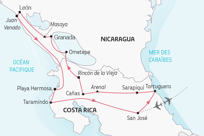 Le Costa Rica et le Nicaragua 4 *