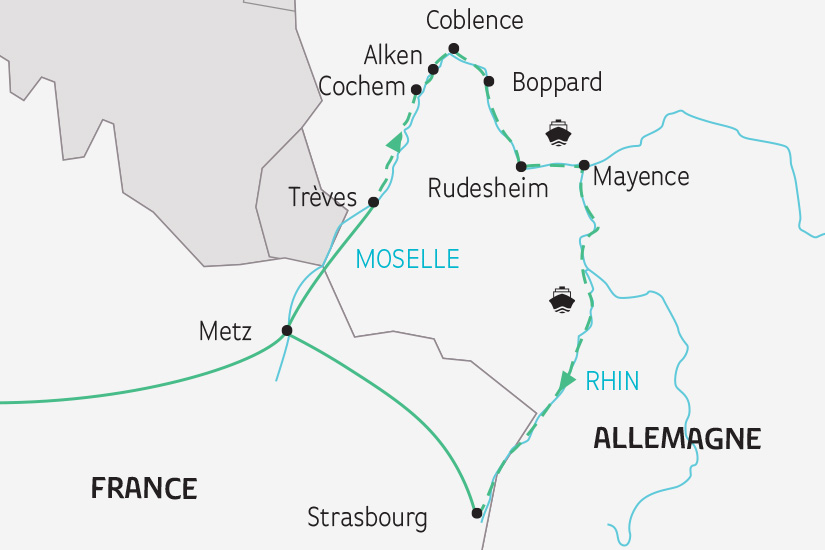 Croisière Rhin et Moselle