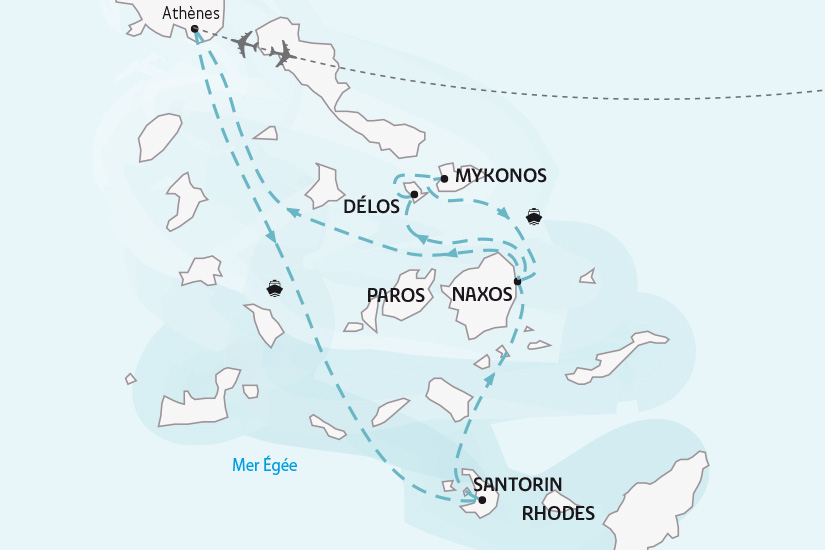 Les Cyclades, Magie des îles grecques