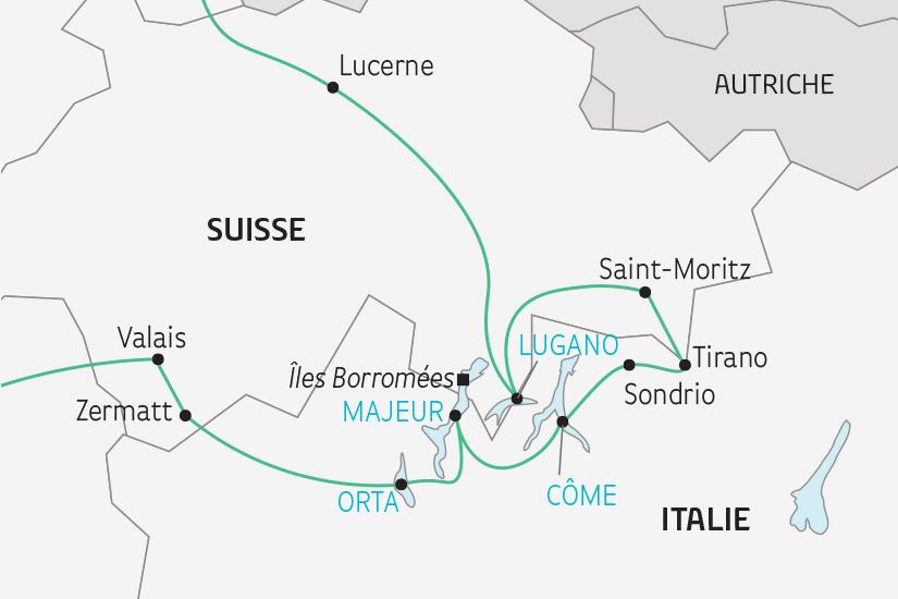 La Suisse et les Lacs Italiens 4 *