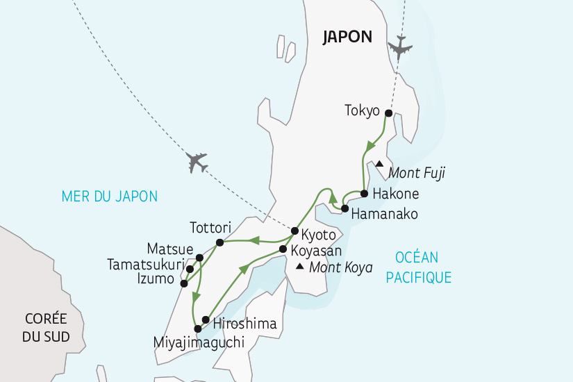 Immersion en Terres Japonaises sur vols Emirates 4 *