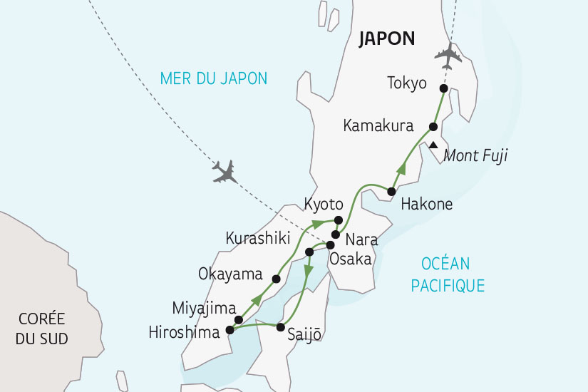Le Japon, Trésors du Soleil Levant sur vols Emirates 3 *