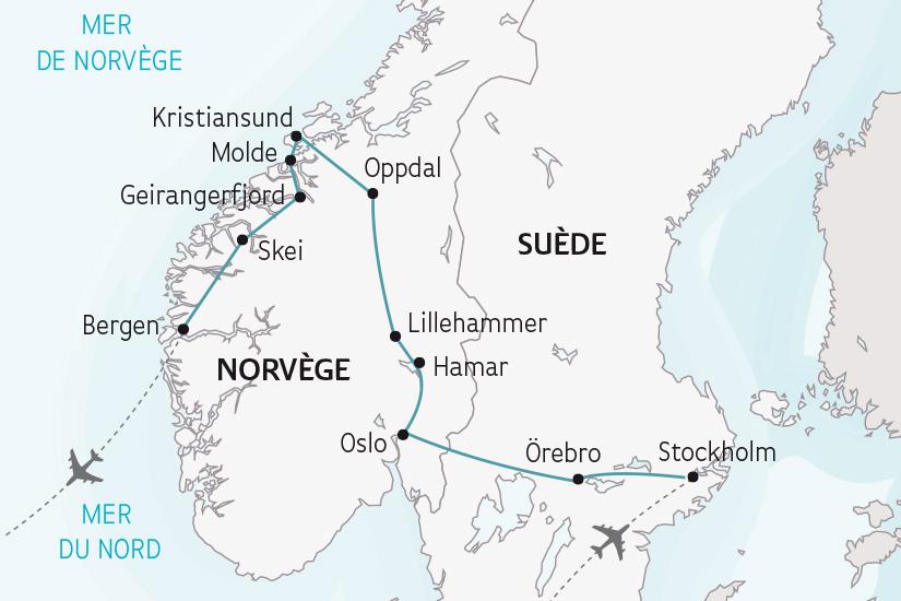 Stockholm et les Fjords de Norvège 4 *