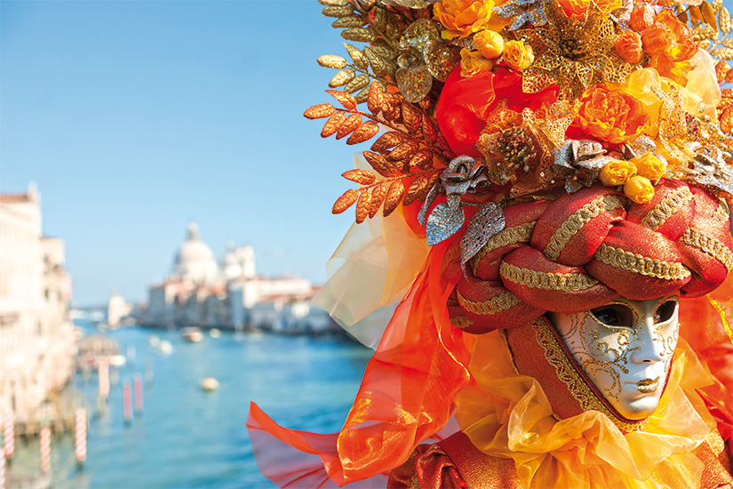 Le Nord de l'Italie et le carnaval de Venise