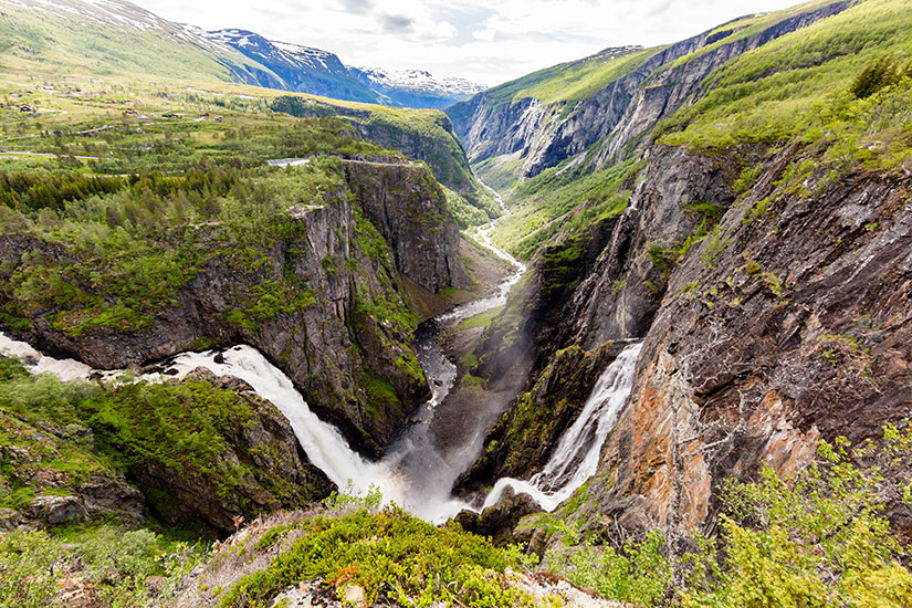 ()  norvege hardangervidda voringsfossen cascades it