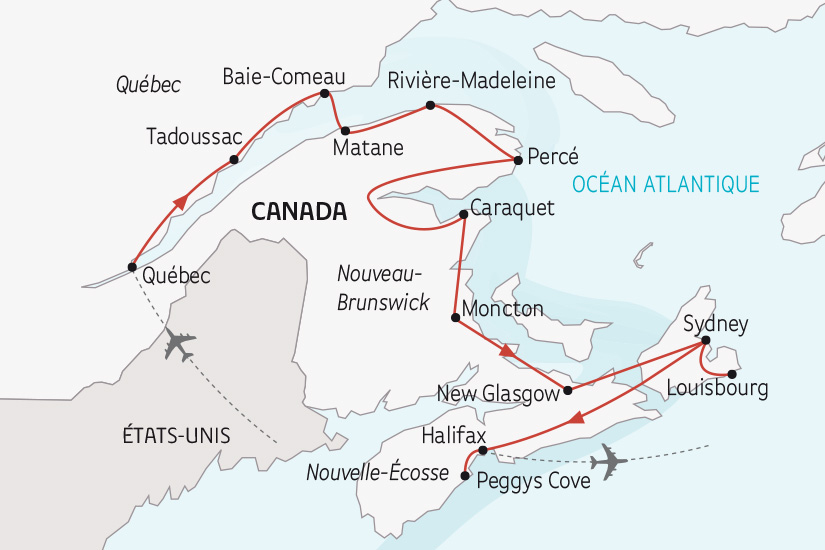 Canada - Est Canadien - Circuit Les Chemins de l'Acadie