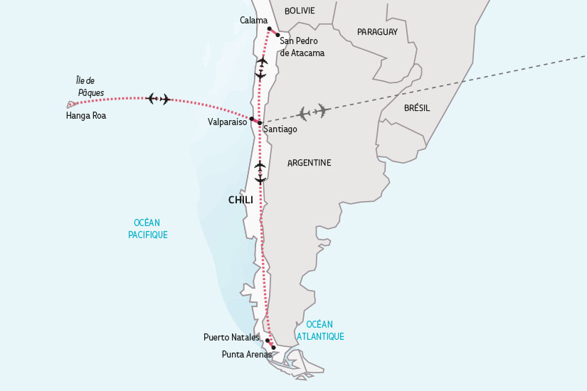 Chili - Ile de Pâques - Circuit Le Chili et l'île de Pâques