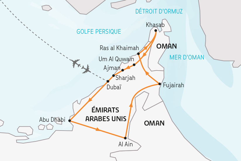 Emirats Arabes Unis - Oman - Circuit Les Sept Emirats