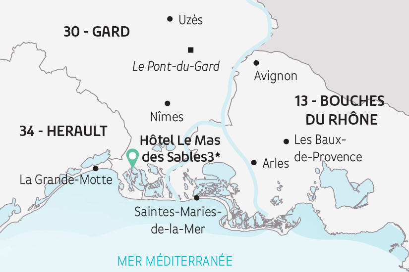 France - Méditerranée Ouest - Sud Est et Provence - Circuit Entre Camargue et Provence