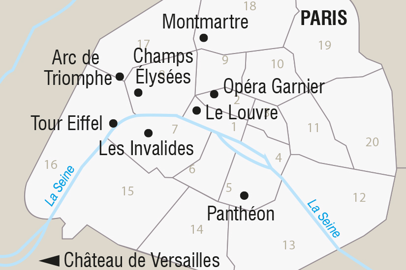France - Ile de France - Paris - Circuit Paris et le Château de Versailles - Départ Sud