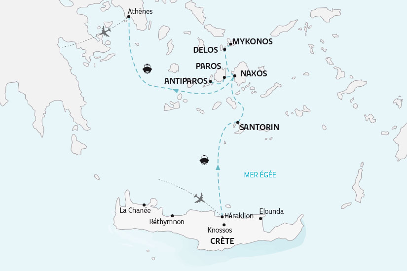 Crète - Grèce - Iles grecques - Les Cyclades - Circuit La Crète et les Cyclades