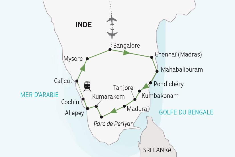 Inde - Inde du Sud - Circuit Comptoirs des Indes, Magie de l'Inde du Sud