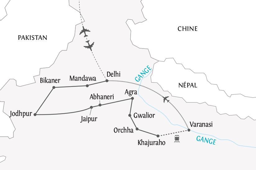 (Map)-carte-Inde-du-Rajasthan-a-Benares-Pagodia-24-25_434