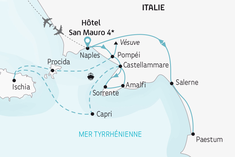 Italie - Campanie - Naples - Circuit Naples, la Plus Belle Baie au Monde!