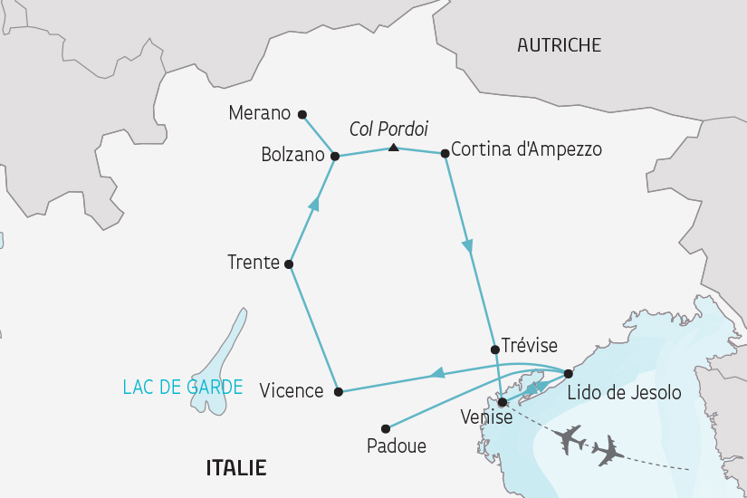 Italie - Frioul Vénétie Julienne - Venise - Circuit Venise et les Dolomites