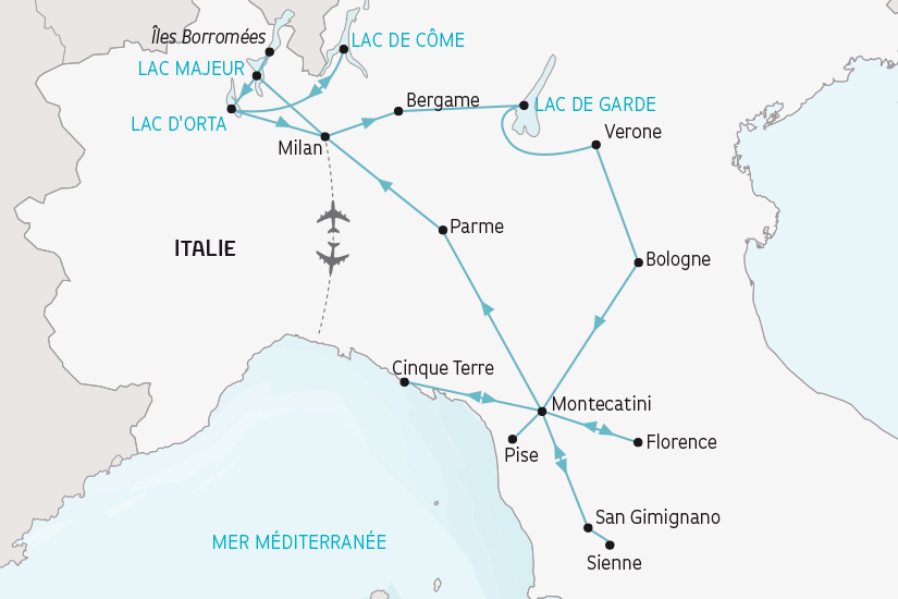 Italie - Région des Lacs - Toscane - Circuit Les Lacs Italiens et la Toscane