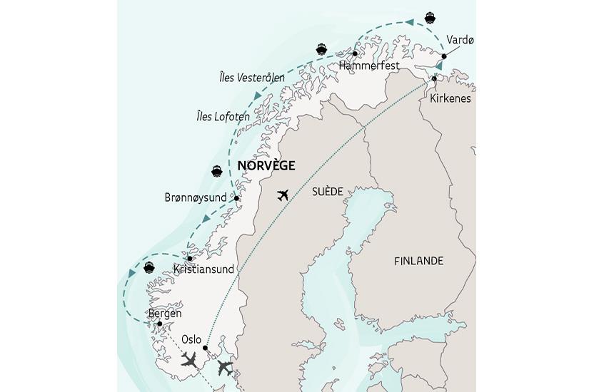 Norvège - Croisière Hivernale à bord de l'Express Côtier