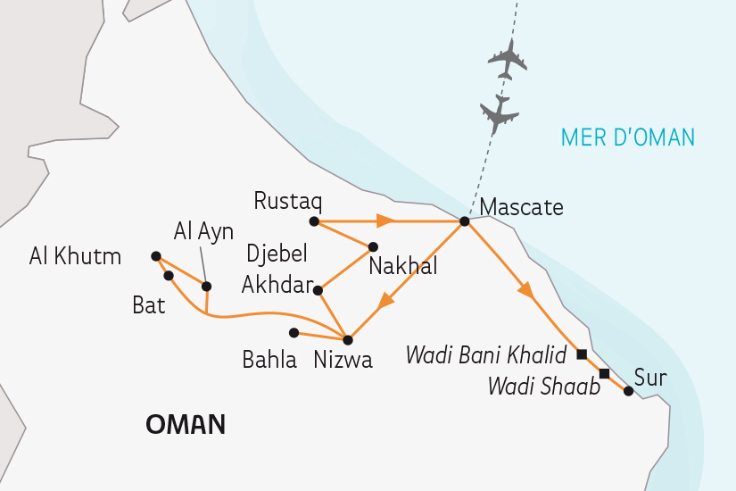 Oman - Circuit Le Sultanat d'Oman, l'Arabie Heureuse