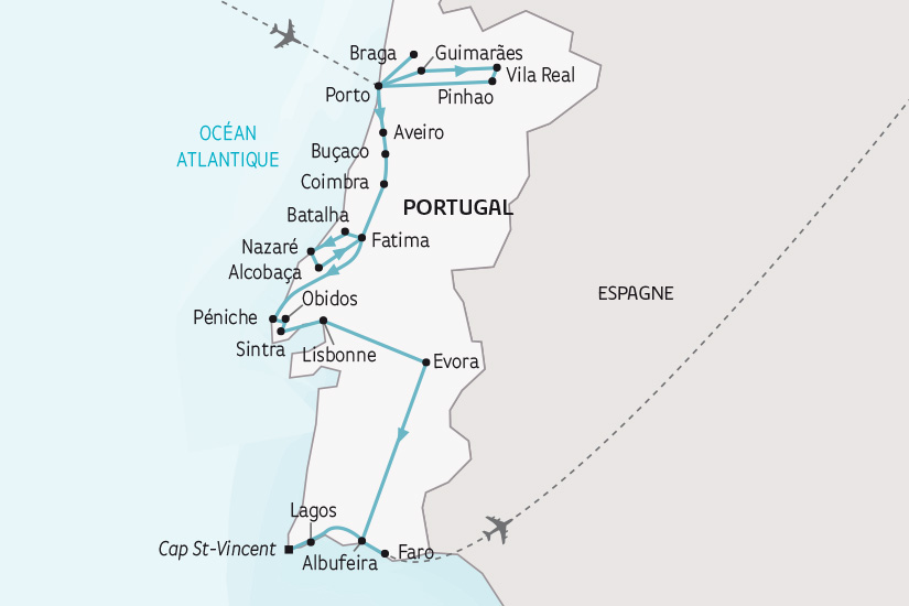 Portugal - Circuit Le Portugal du Nord au Sud - Car Grand Tourisme