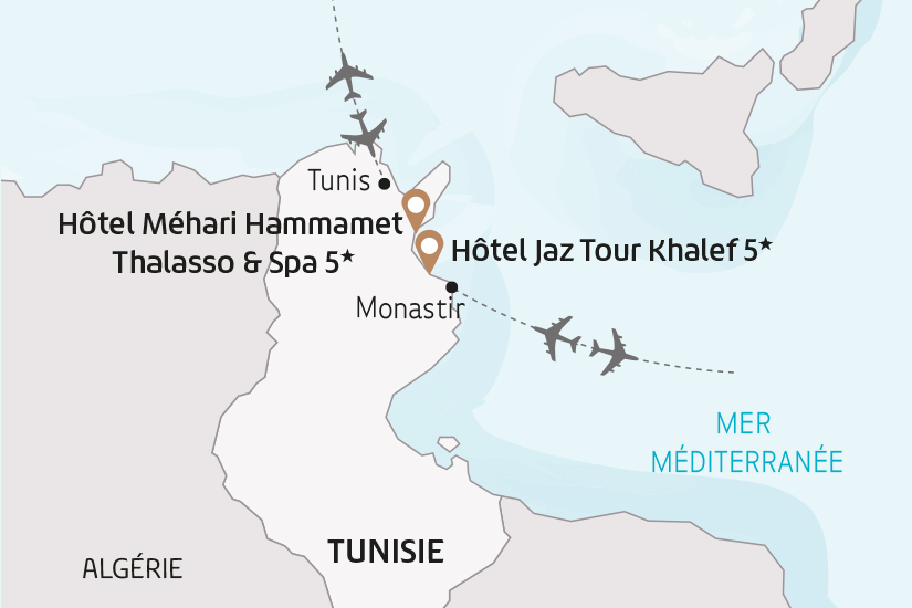 Tunisie - Hammamet - Hôtel Méhari Hammamet Thalasso & Spa 5*