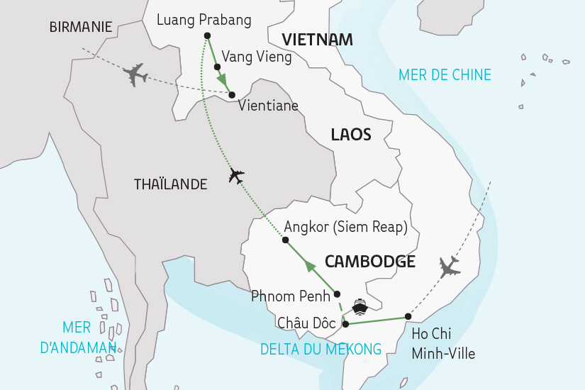 Cambodge - Laos - Vietnam - Circuit Le Cambodge et le Laos