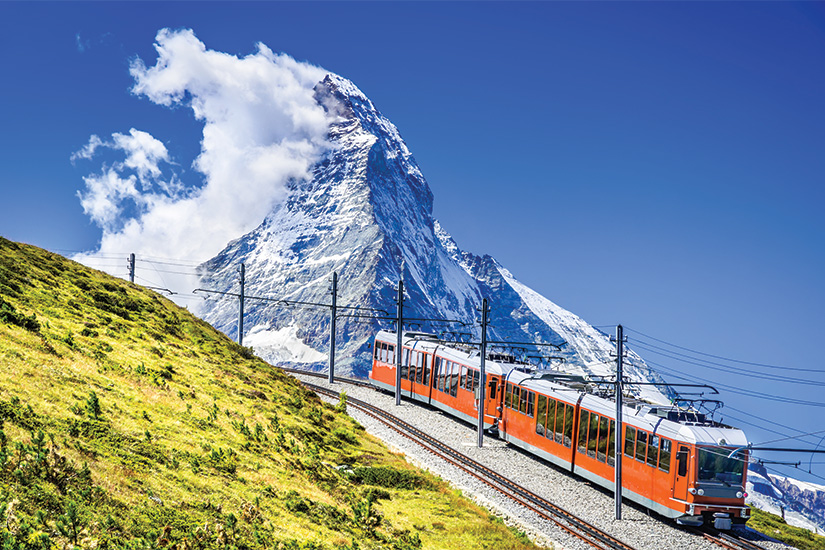 Les Glaciers Suisses en Trains de Montagne - Départ Sud