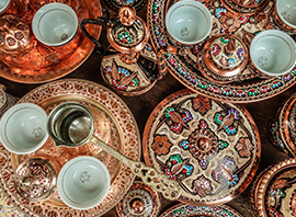 L'artisanat de Baščaršija, un quartier de Sarajevo en Bosnie