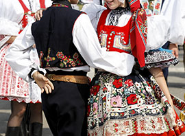 République Tchèque costume traditionnel