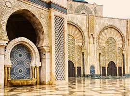 Maroc mosquée Hassan-II à Casablanca