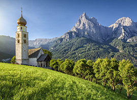 Autriche église Saint Valentin dans le Tyrol