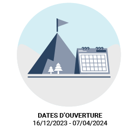 Dates d'ouverture de Pra Loup