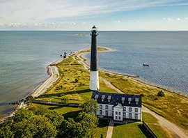 Estonie l'île de Saaremaa et la mer Baltique