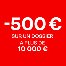 -500€ pour l'offre flash