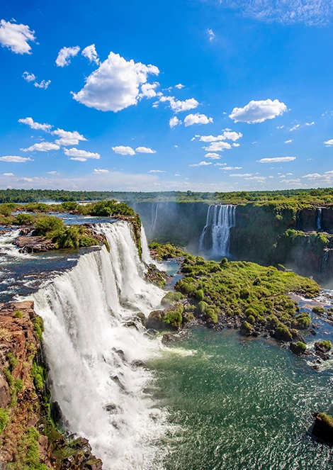 Chute d'Iguazu entre l'Argentine et le Brésil